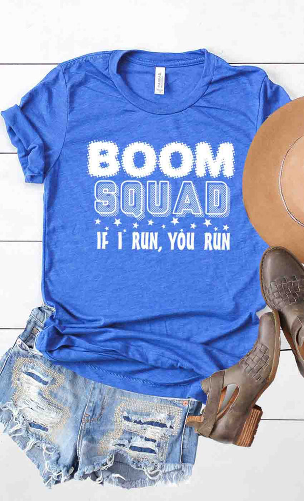 Firework Boom Squad Graphic Tee Bow & Arrow Boutique, Kearney, NE