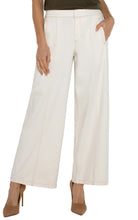 Wide Leg Trousers w Elastic Back Waist w 28.5" Inseam LM4665QR4