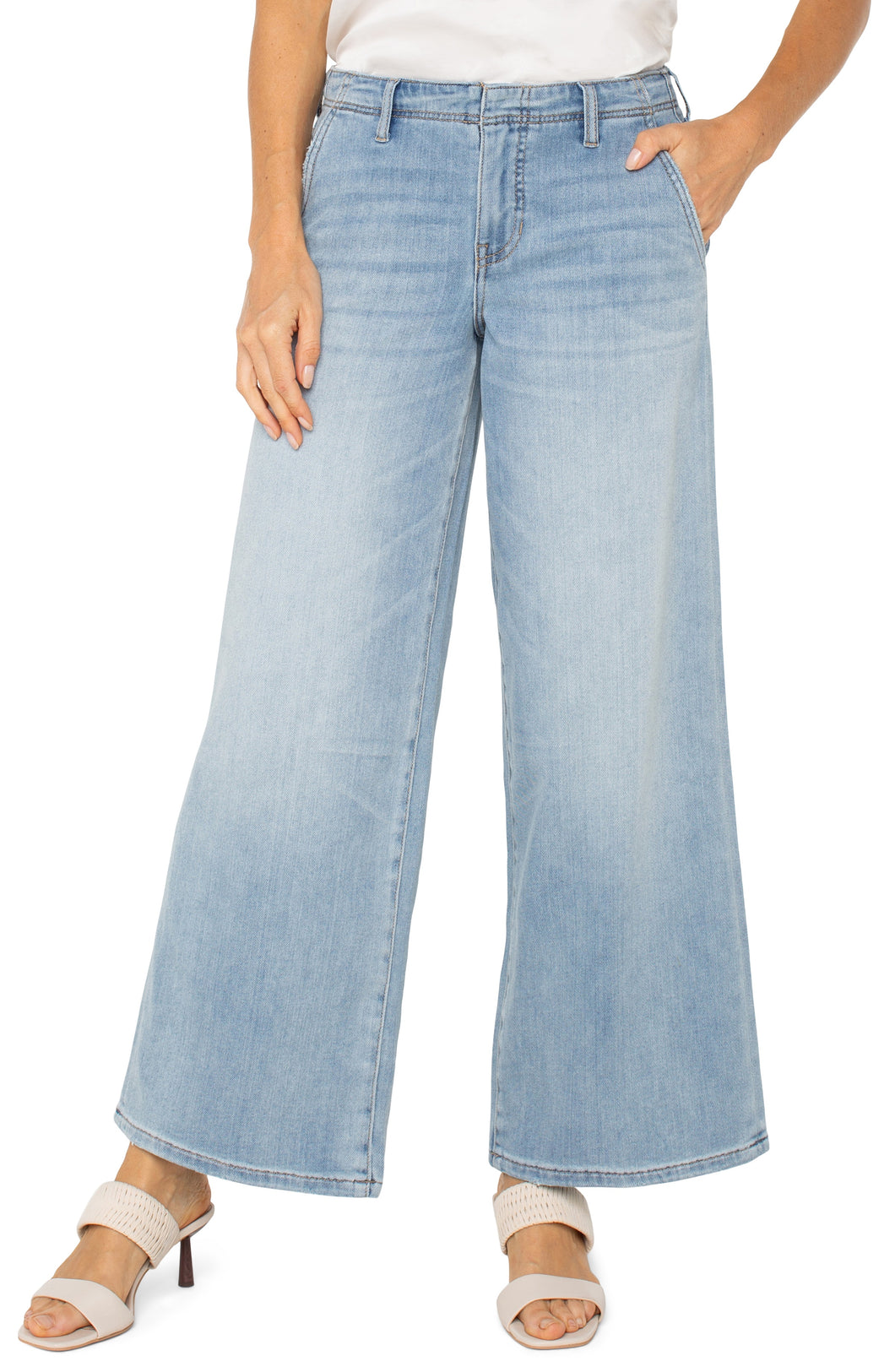 Weekender Relaxed Wide Leg Jeans LM4678SSL