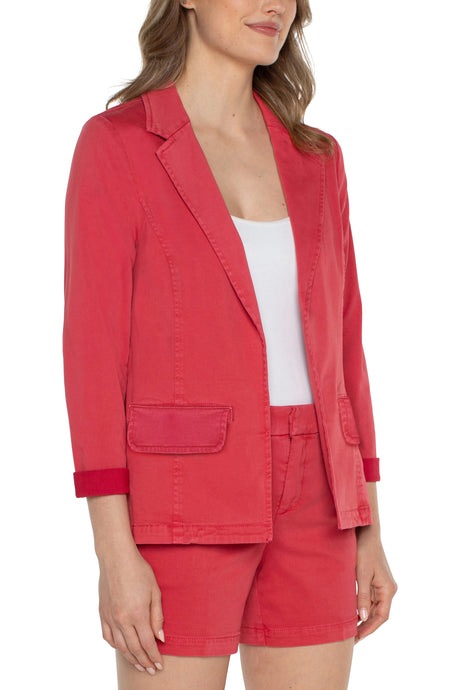 Fitted Casual Unlined Soft Blazer LM1067L12