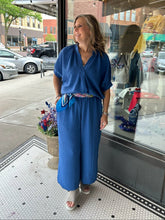 Pull On Elastic Waist Wide Leg Pants w Pockets 250028
