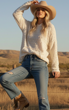 Oversized Popcorn Knit Textured Hoodie Pullover SNS2161