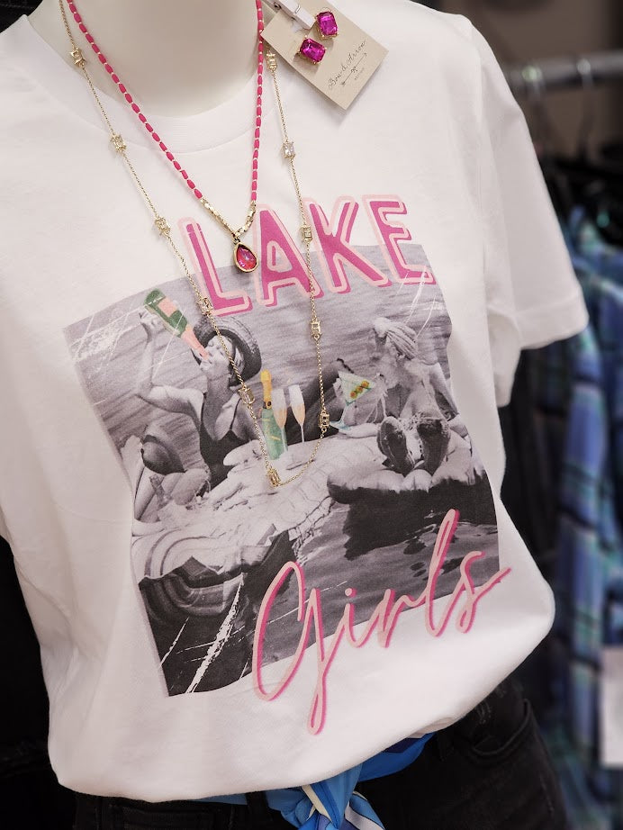 Lake Girls Short Slv Graphic Tee