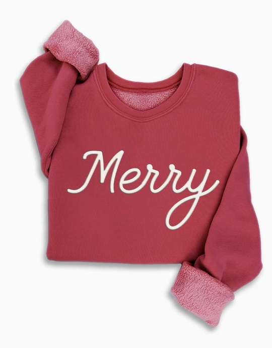 Merry Puff Print Mineral Soft Sweatshirt HL51166SWB