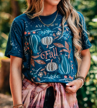 Autumn Market Short Slv Bleached Tee