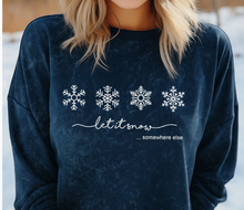 Let It Snow Mineral Graphic Sweatshirt HL7503SW