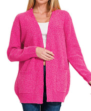 Melange Open Front Sweater Cardigan TW-2296