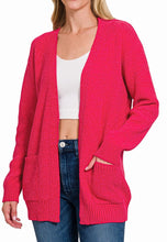 Melange Open Front Sweater Cardigan TW-2296