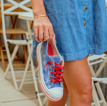 Aman USA Cooshy Tennis Shoes w Red Bling Laces VGSP0323