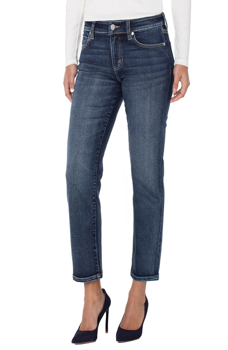 Liv Relaxed Med Wash Skinny Jeans w 28