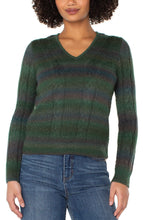 V Neck Pullover Long Drop Shoulder Slv Sweater LM8H67SR17