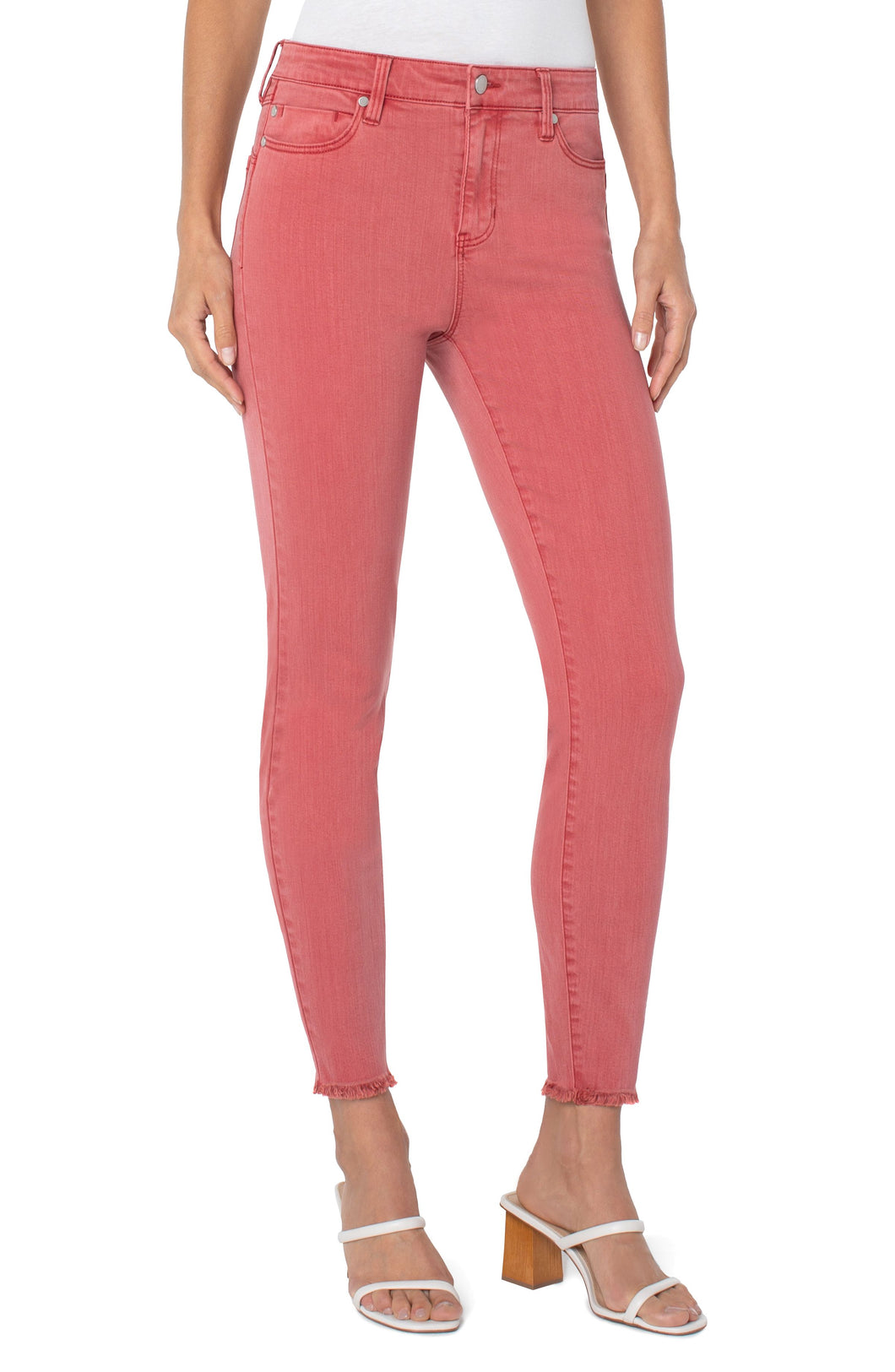 Piper Hugger Colored Ankle Skinny Jeans
