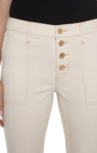 Hannah High Rise Utility Flare Jeans w Cinch Back Detail LM4628QE8