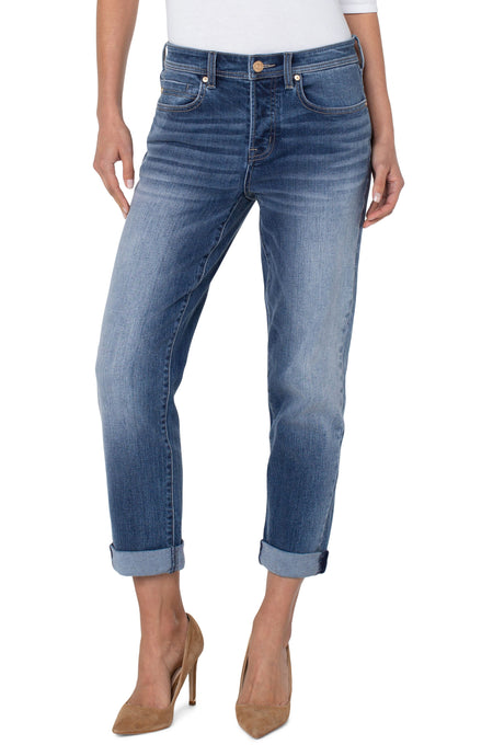 Keeper Boyfriend Rolled Cuff Jeans w 29/26