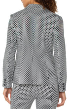 Unlined Batik Print Fitted Blazer LM1601M42P96