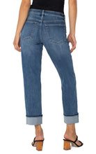 Marley Girlfriend Med Wash Cuffed 27" or 30" Jeans LM5158EF