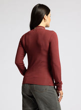Liz Super Soft Long Slv Mock Neck Tee T2316
