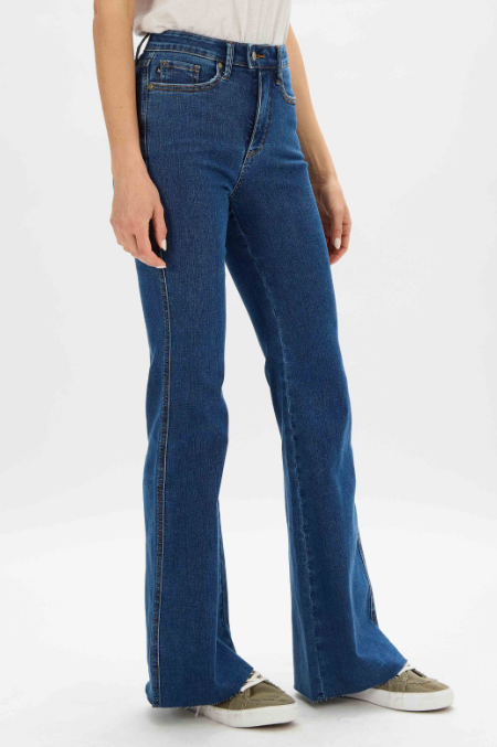 Judy Blue High Waisted Cool Denim Control To Flare Jeans 88611REG