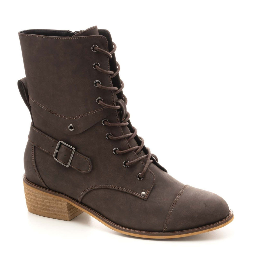 Corkys Hocus Pocus Lace Up w Side Zip High Top Boots