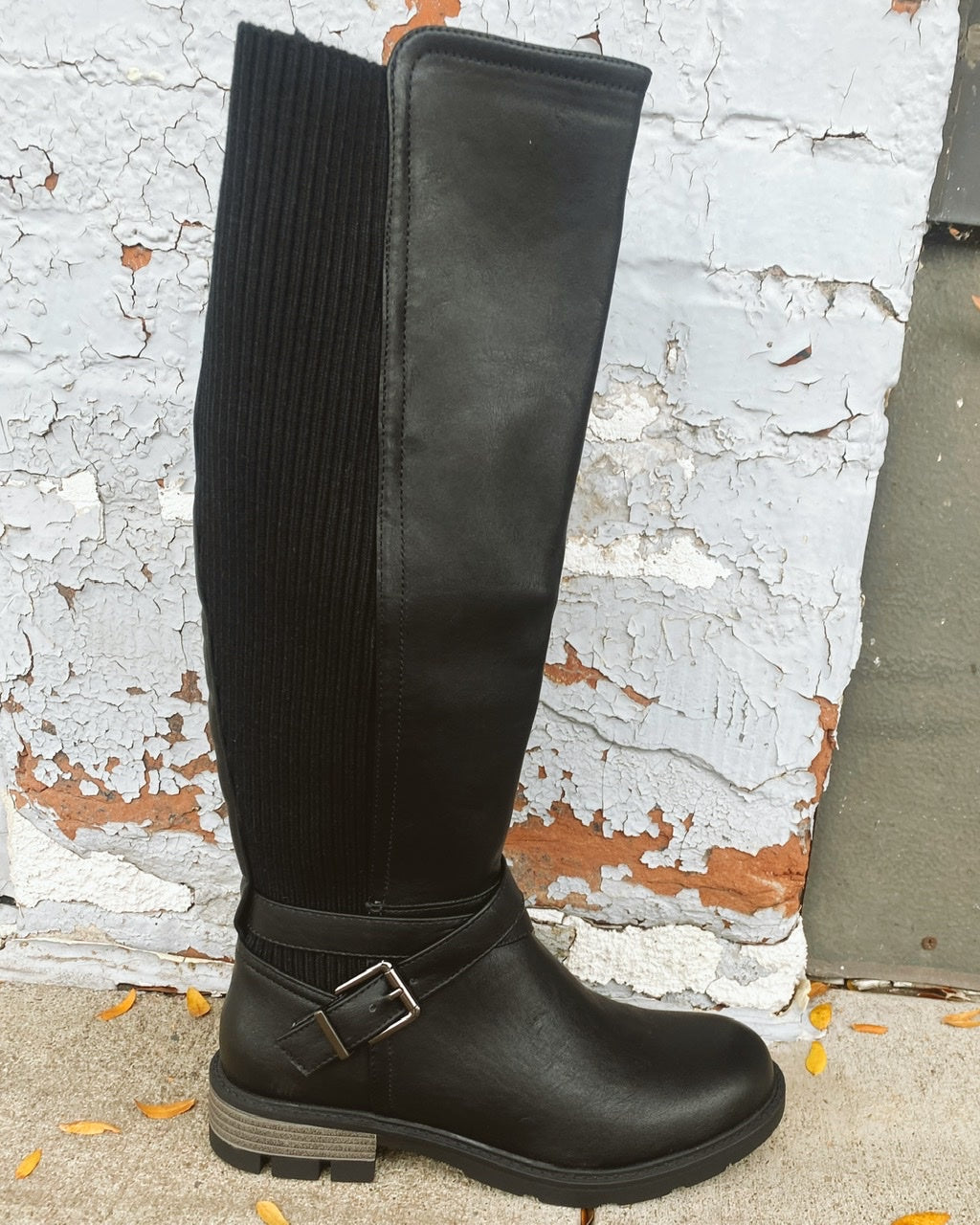Hayride Inner Zip Tall Boots w/Elastic at Calf