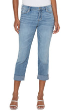 Charlie Crop Skinny Jeans w/Rolled Hem 24 In Inseam