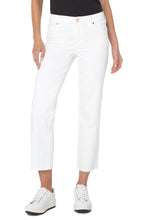 Kennedy Crop Straight Colored Denim Jeans w/27 in Inseam